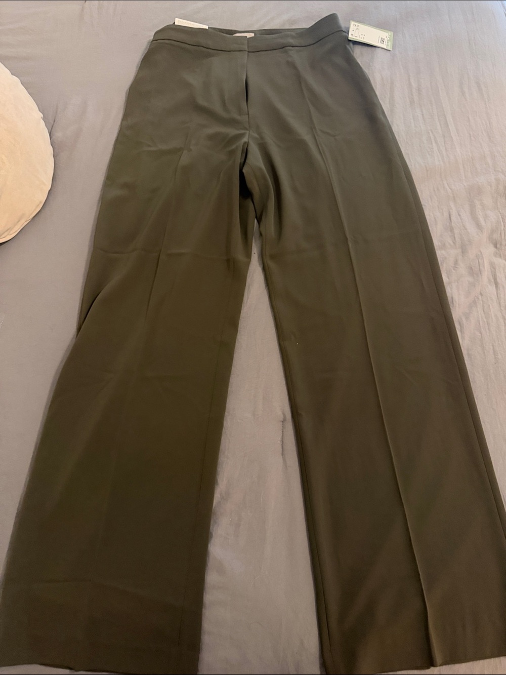 H&M Women’s Dress Pants in Olive Green Size 12 NWT
